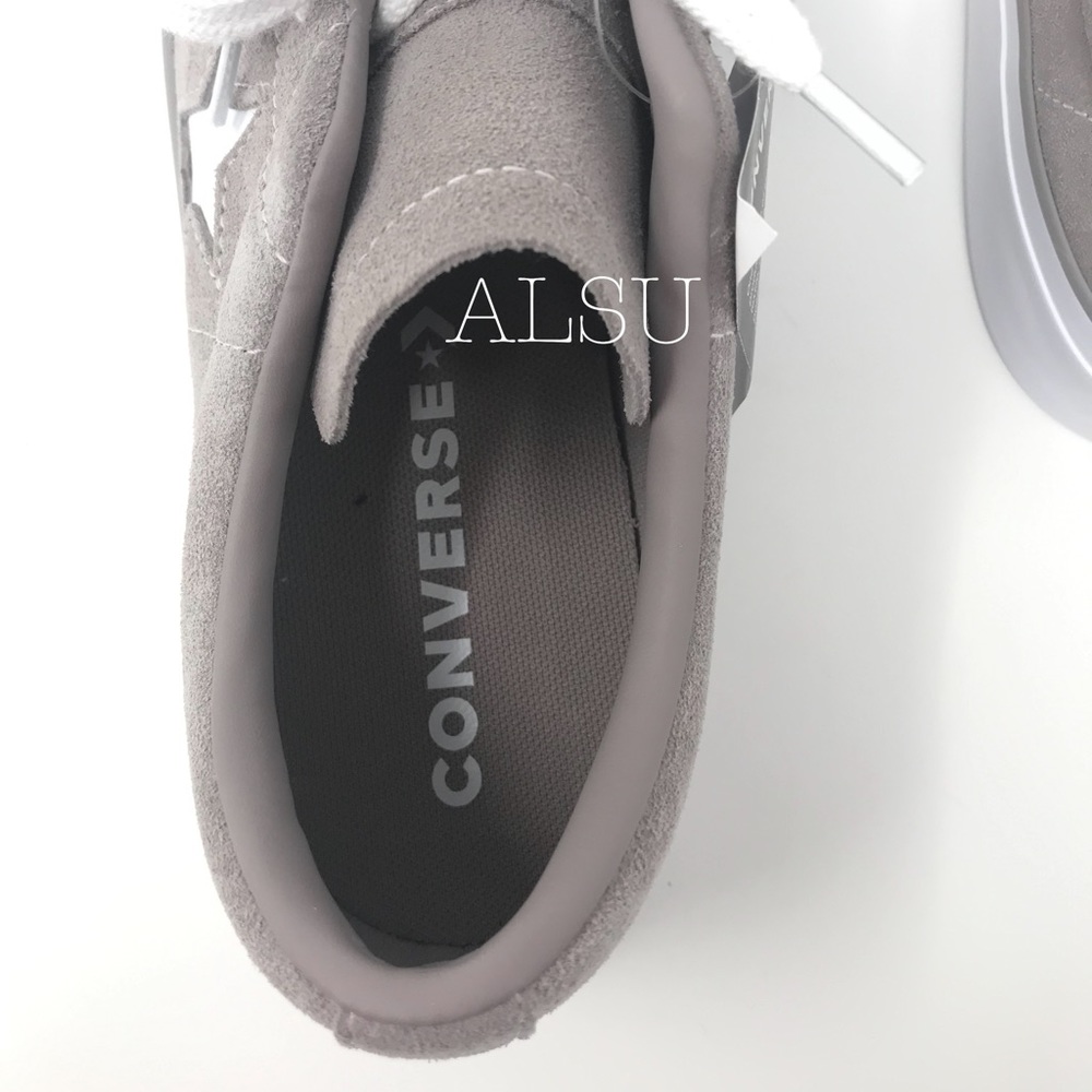 Converse One Star Platform OX Suede Mercury Grey W - Picture 6 of 9